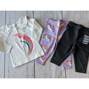 Nwt Carter's Unicorn 3 piece bundle sz 6m